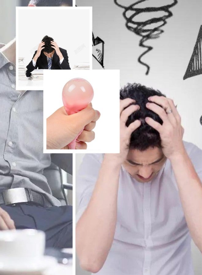 Dhjrefhhd 1Pcs Squishy Brain Fidget Splat Ball Stress-Relieving Sensory Soft Prop Tool Funny Fake Brain Halloween Decoration Props - Image 5